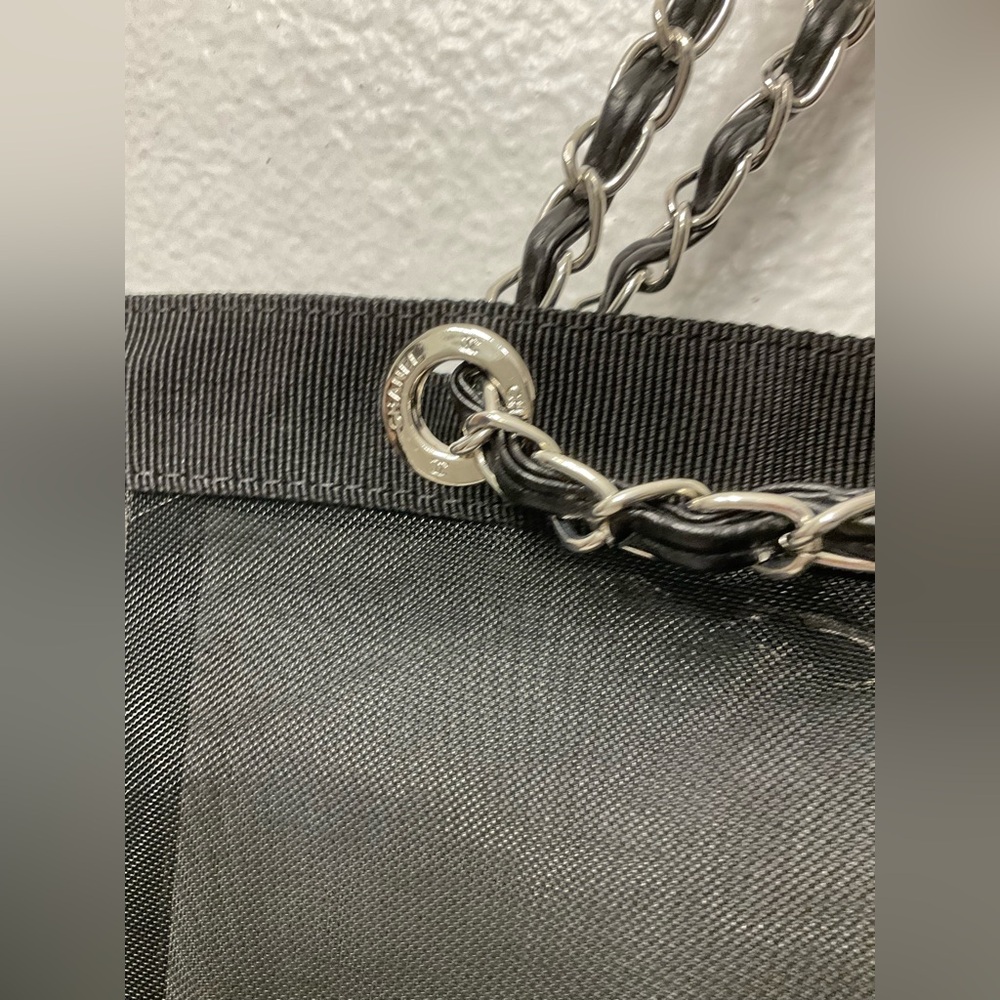 NIP CHANEL Beauty Mesh Tote bag & pouch - Picture 4 of 11